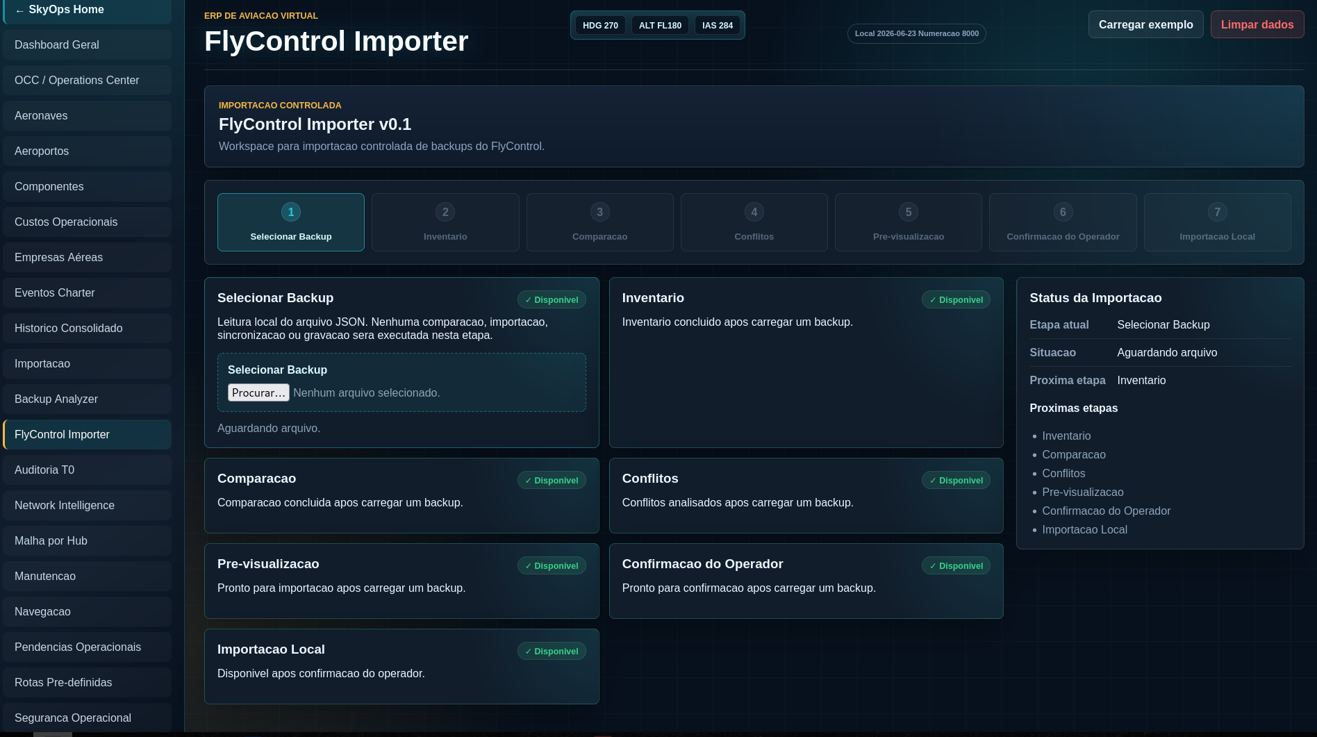 FlyControl Importer